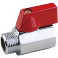 3/8"-1/2"Female X Male Brass Mini Ball Valve (a. 0129)